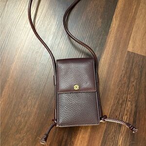 Dagne Dover Brown Crossbody Bag with Adjustable Strap